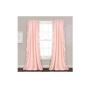 Lush Decor Reyna Ruffle Window Curtain Panel Set for 1 Window